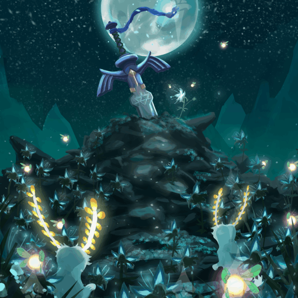 Towards the moon - A4 Print